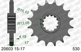 Pignone AFAM 20603NR-16 Passo 530 Con Gomma Antirumore HONDA CB 1000 R 2009  -2015